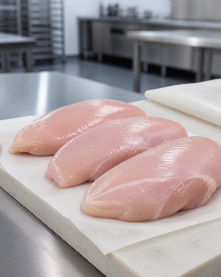 Proteína de pollo para operaciones de cocina